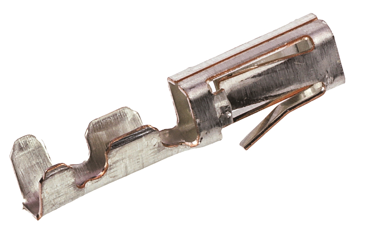 TE Connectivity AMPMODU MOD I Series Female Crimp Terminal, 22AWG Min, 18AWG Max