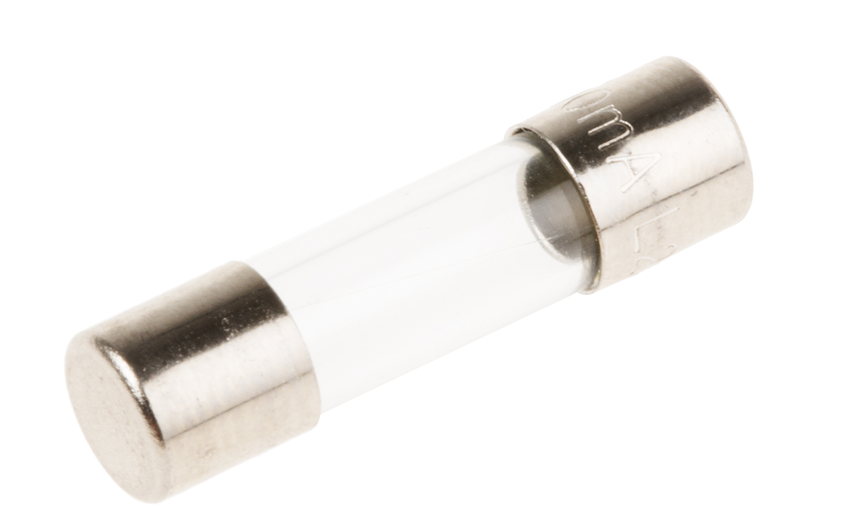 RS PRO 600mA F Glass Cartridge Fuse, 5 x 20mm