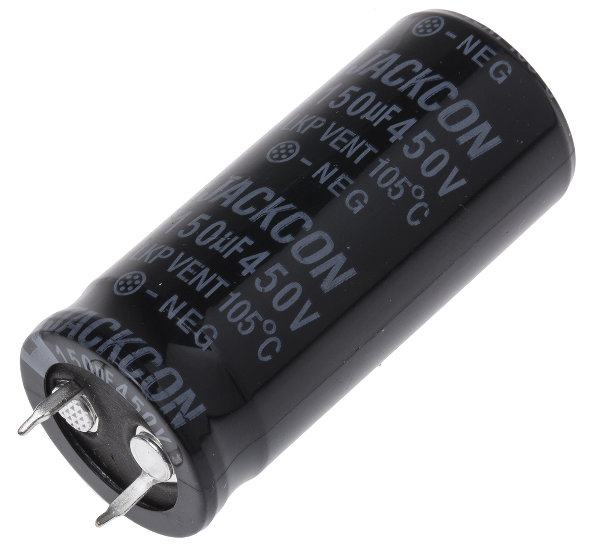 RS PRO 150μF Aluminium Electrolytic Capacitor 450V dc, Snap-In
