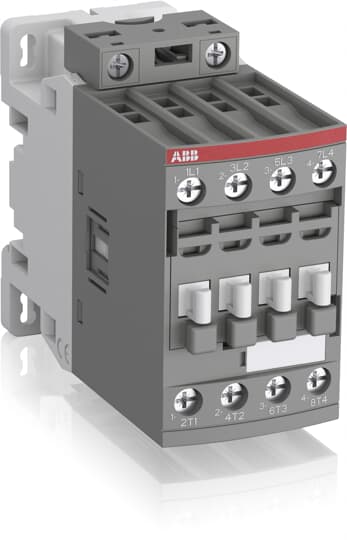 ABB AF26 Contactor, 250/500 V ac/dc Coil, 4-Pole, 45 A, 11 kW 500 V, 4 NO, 690V