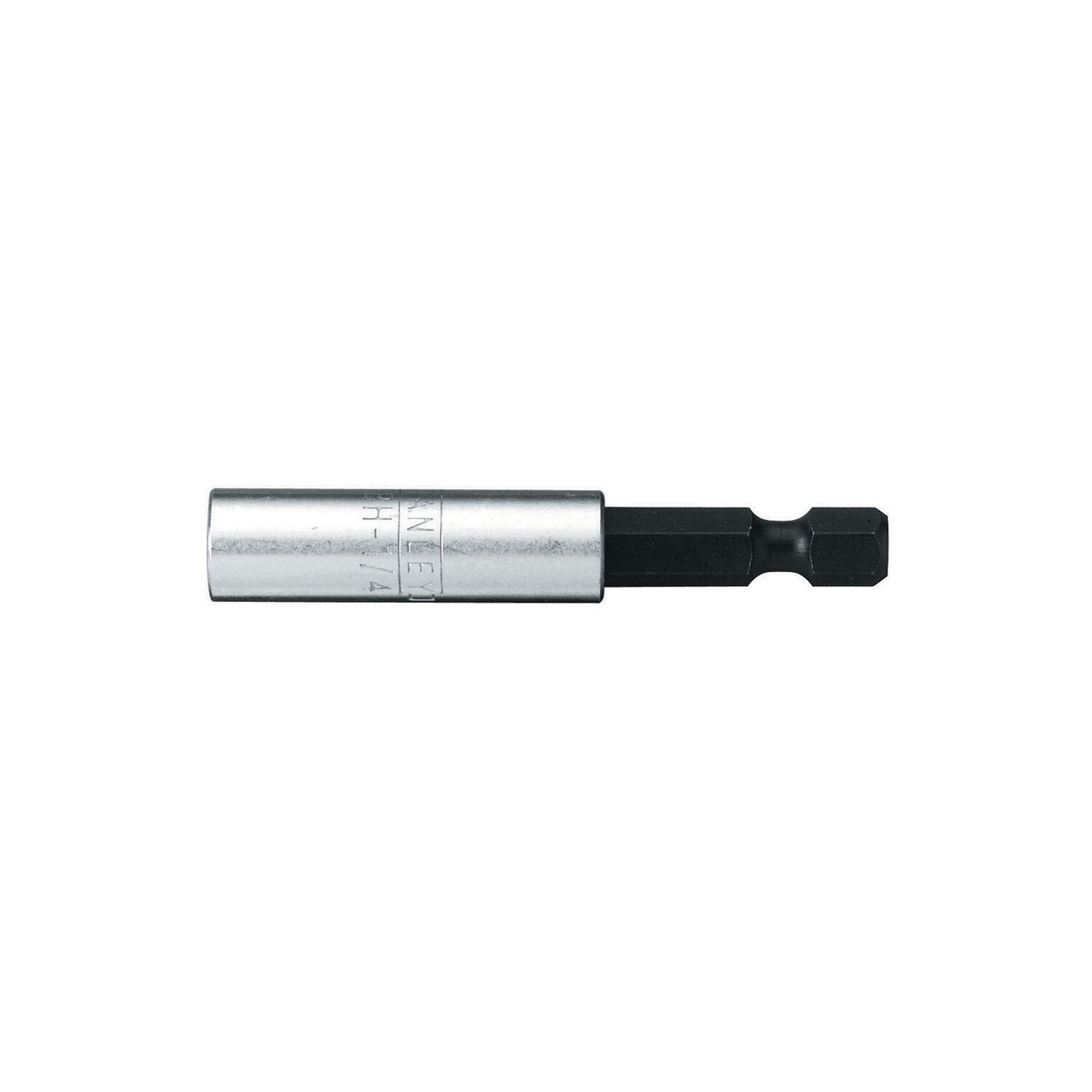 Stanley Hexagon Screwdriver Bit, 60 mm Tip, 1/4 in Drive, Hexagon Drive, 60 mm Overall