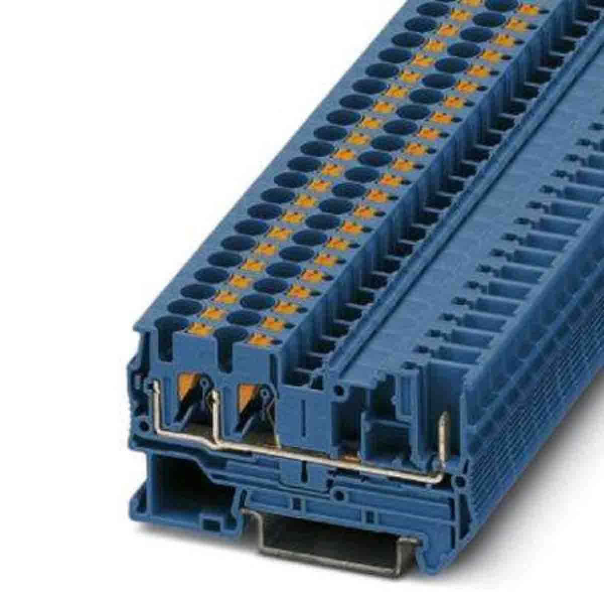 Phoenix Contact 3212201 PT 4-TWIN Series Blue, 0.2 → 6mm²