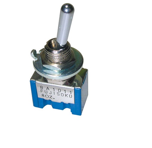 Nidec Components Toggle Switch, PCB Mount, On-On, SPDT, Solder Terminal
