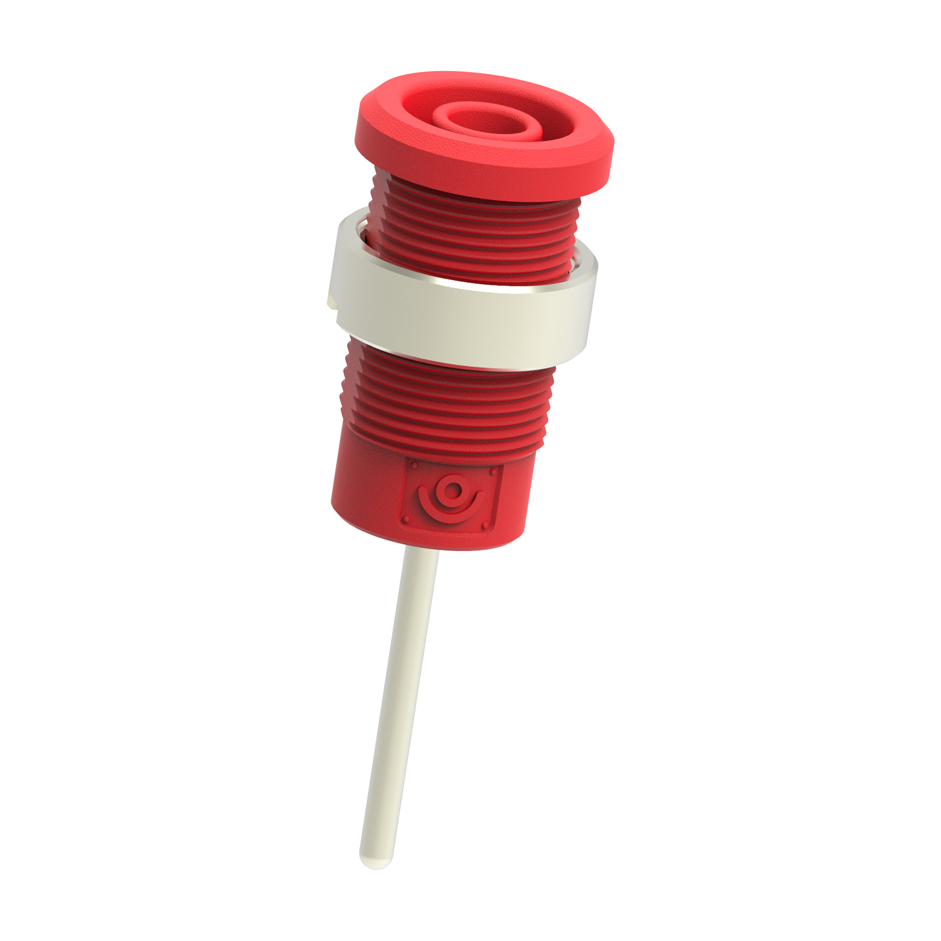 Electro PJP Red Female Banana Socket, 4 mm Connector, Pin Termination, 36A, 1kV, Nickel Plating
