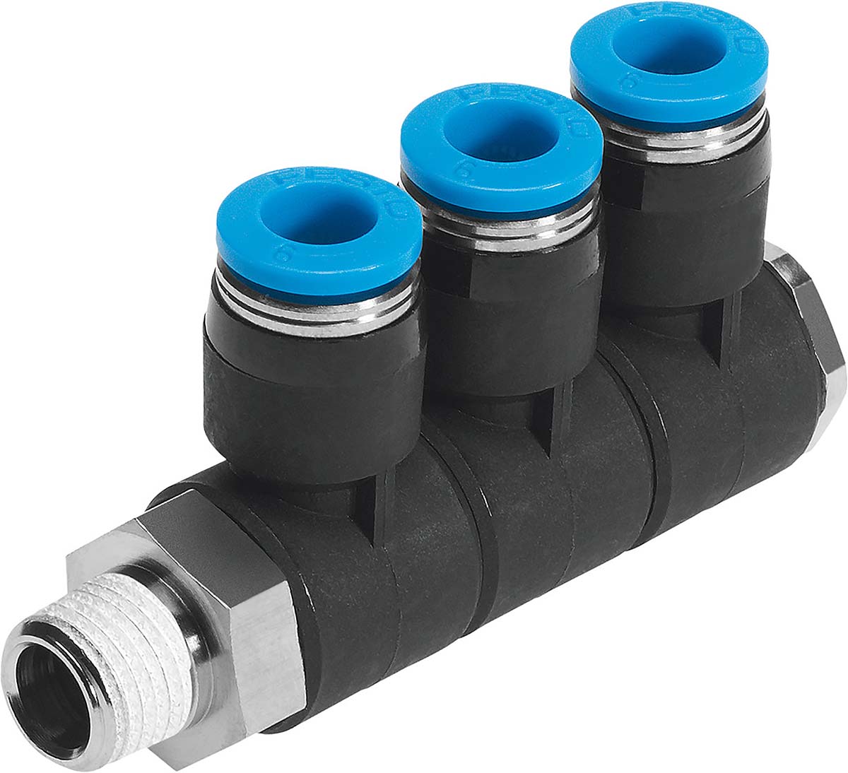 Festo QSLV Series Multi-Connector Fitting, Threaded-to-Tube Connection Style, 153225
