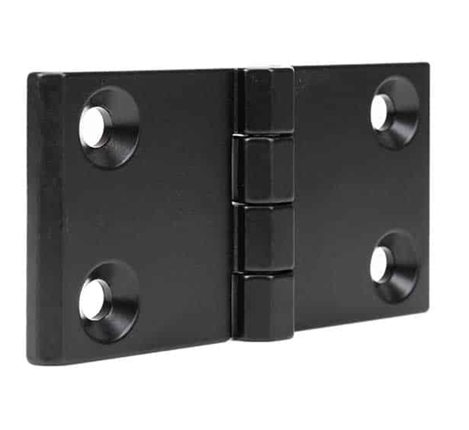 RS PRO Matt Die Cast Zinc Back Flap Hinge with a Fixed Pin, Screw Fixing, 60mm x 120mm x 15mm