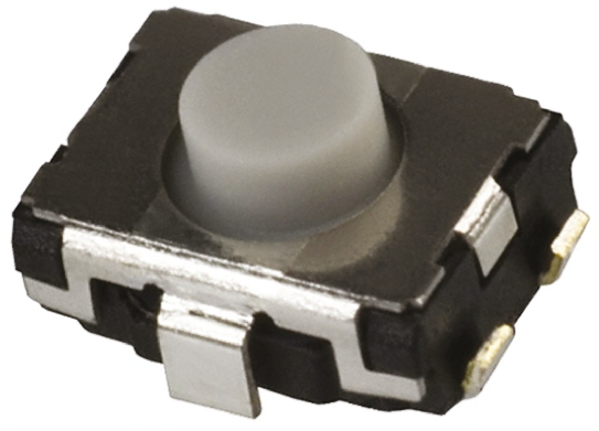 Panasonic Grey Push Plate Tactile Switch, SPST 20 mA 2.5mm