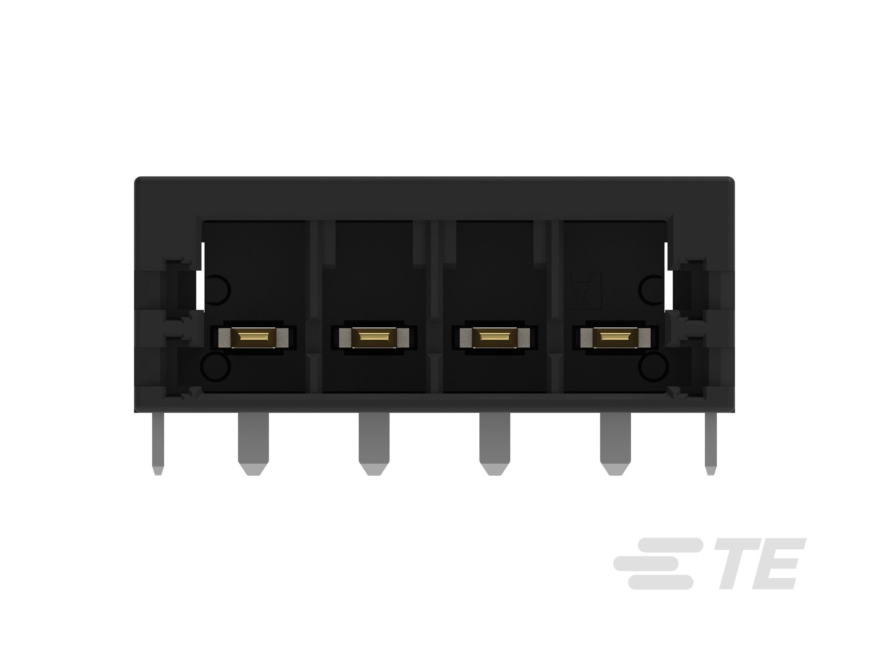 TE Connectivity D-2970 Dynamic Series Pluggable Terminal Block, 4-Contact, 5 mm Pitch, 1-Row