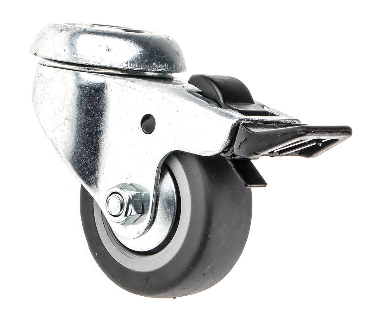 Guitel Hervieu Braked Swivel Castor Wheel, 40kg Capacity, 50mm Wheel