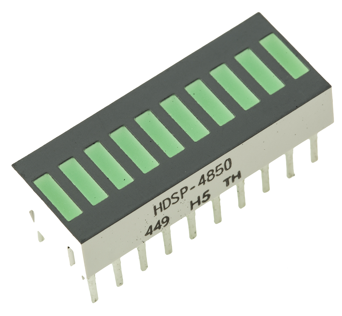 HDSP-4850 Broadcom Light Bar LED Display, Green 1.9 mcd