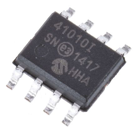MCP41010-I/SN, Digital Potentiometer 10kΩ 256-Position Linear Serial-SPI 8 Pin, SOIC