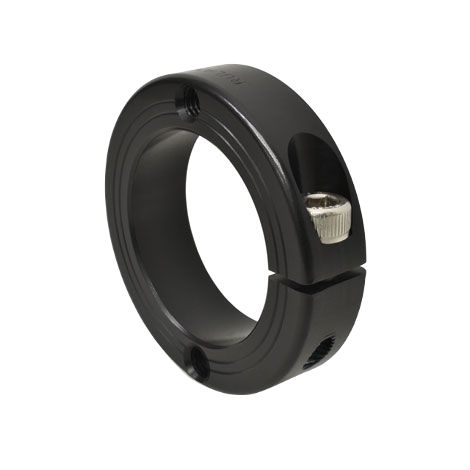 Ruland Shaft Collar, One Piece, Clamp, Bore 40mm, OD 60mm, W 15mm, Anodised Aluminium