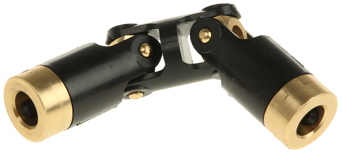 Huco Universal Joint 111.09.2020, Double, Plain, Bore 5 x 5mm, 50.8mm Length