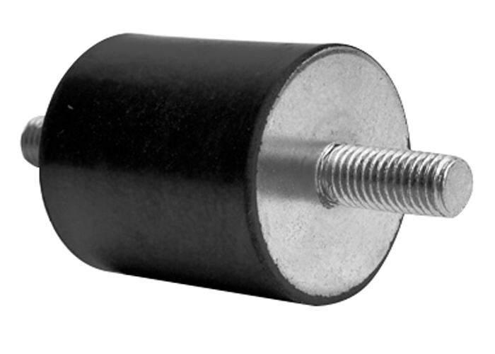RS PRO M10X25 Anti Vibration Mount, Male to Male Bobbin with 136kg Compression Load