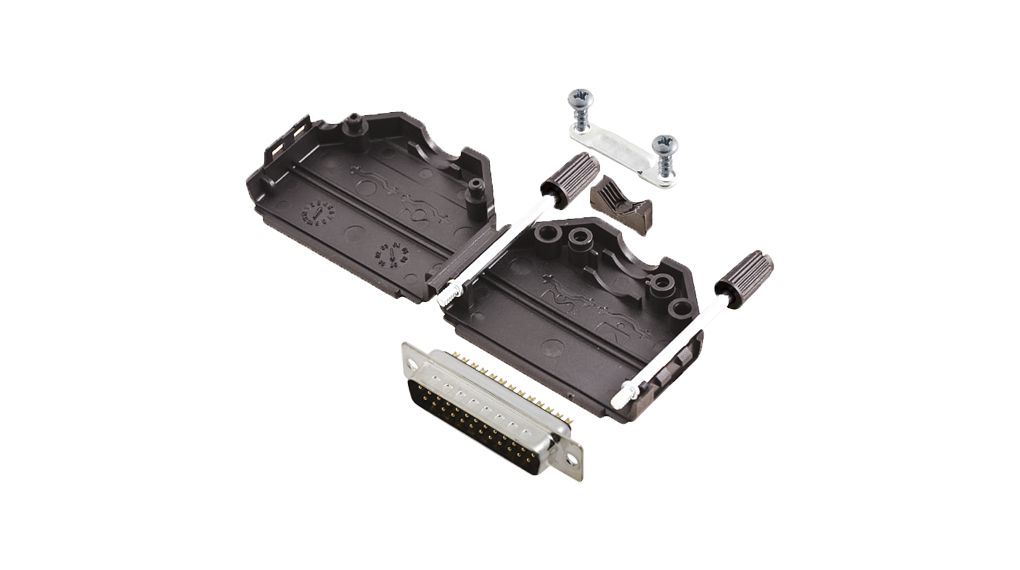 Encitech Connectors, 6355 Series D Sub Hoods For Use With For Cable