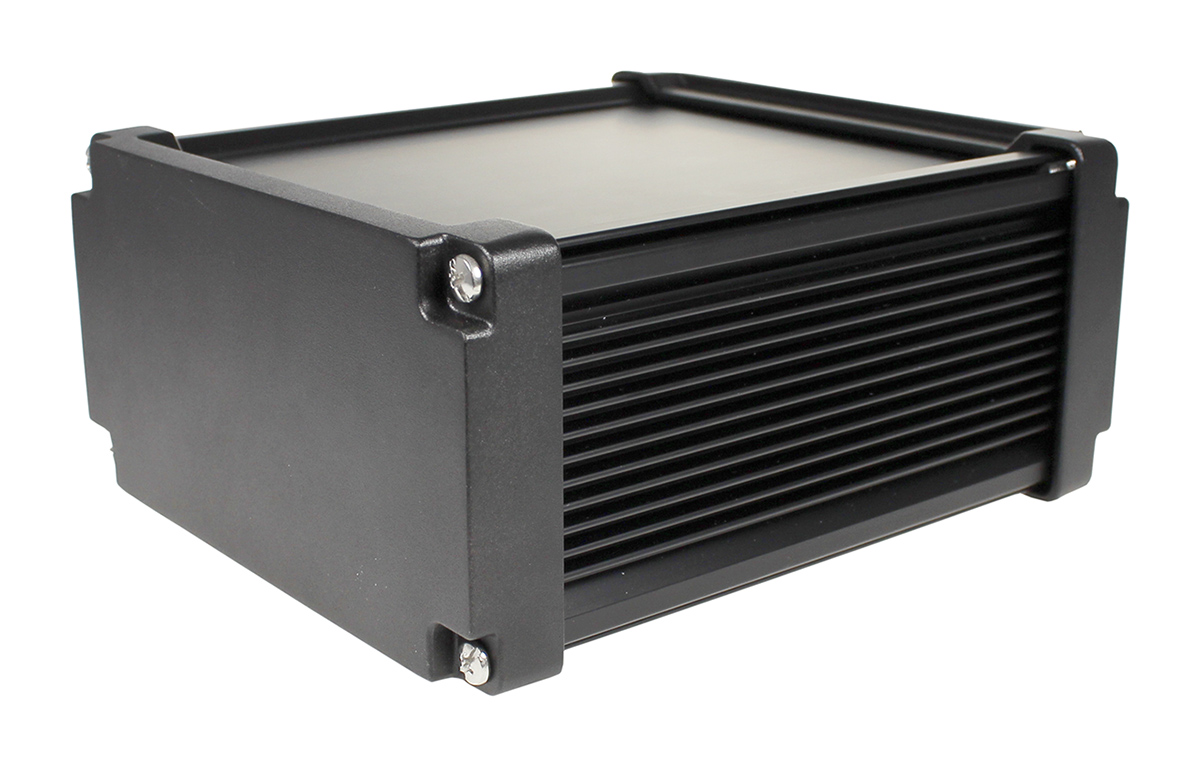 Takachi Electric Industrial AWN Black Aluminium Heat Sink Case, 175 x 156.3 x 81.3mm
