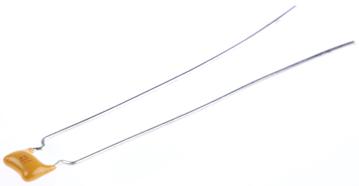 KYOCERA AVX 100nF Multilayer Ceramic Capacitor MLCC, 50V dc V, ±10% , Through Hole