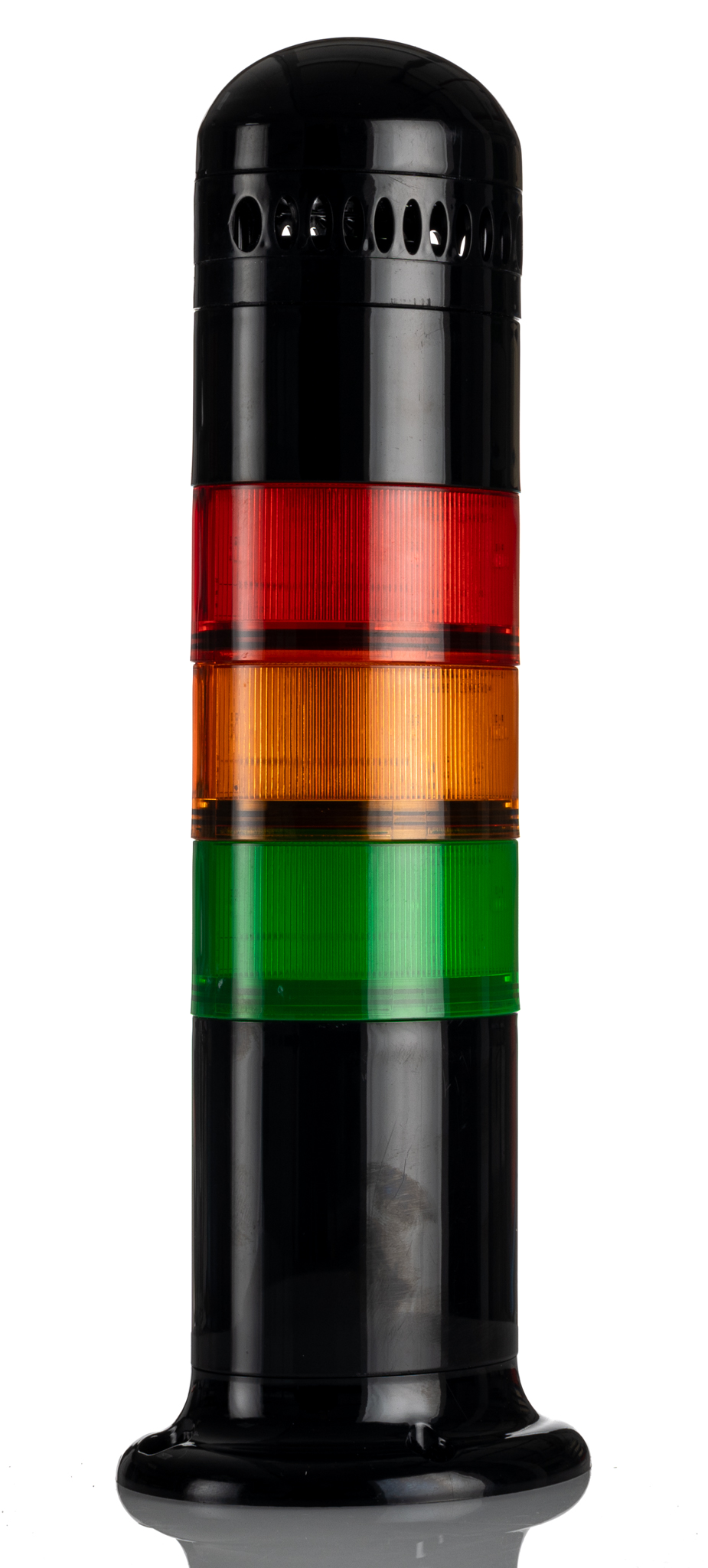 RS PRO Amber, Green, Red Signal Tower, 6 Lights, 110 → 240 V ac, Screw Mount