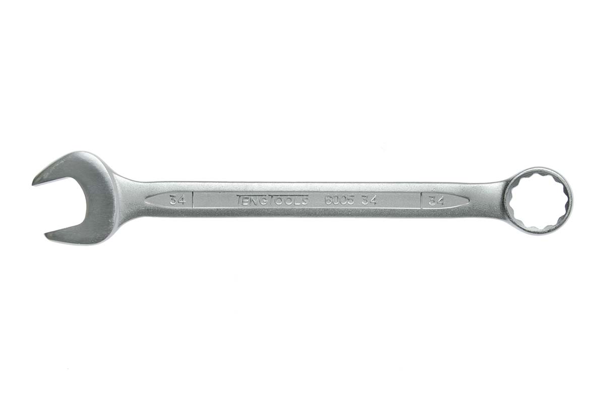 Teng Tools Combination Spanner, 34mm, Metric, Double Ended, 380 mm Overall