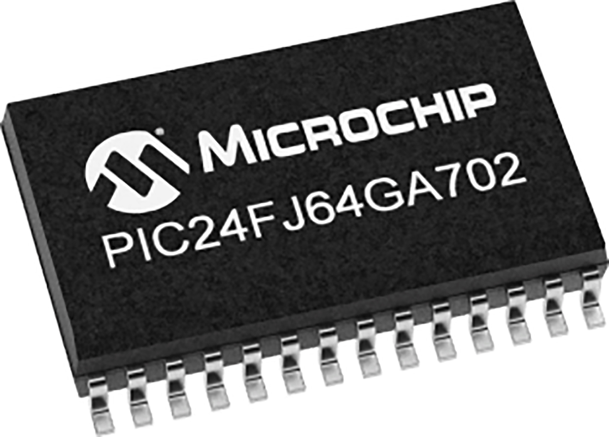 Microchip, 16 bit PIC, PIC24FJ Microcontroller, 32 MHz, 64kB FLASH, 28-Pin SSOP