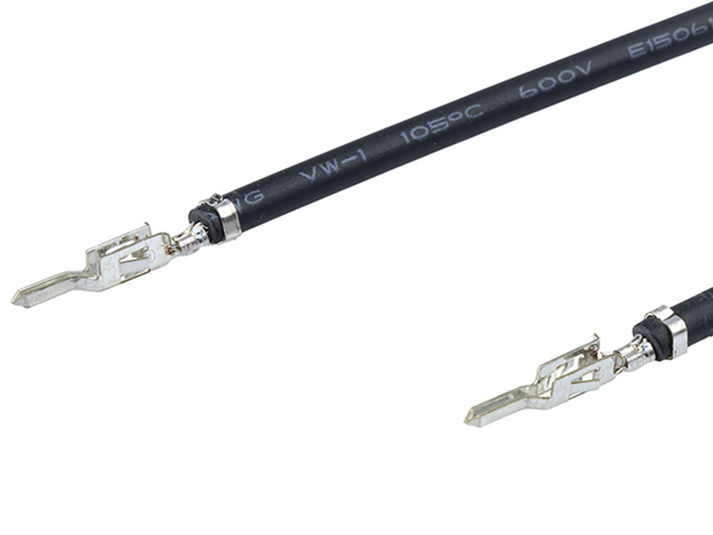 Molex Male Mini-Fit to Male Mini-Fit Pre-Crimped Lead, 300mm, 18AWG, Black