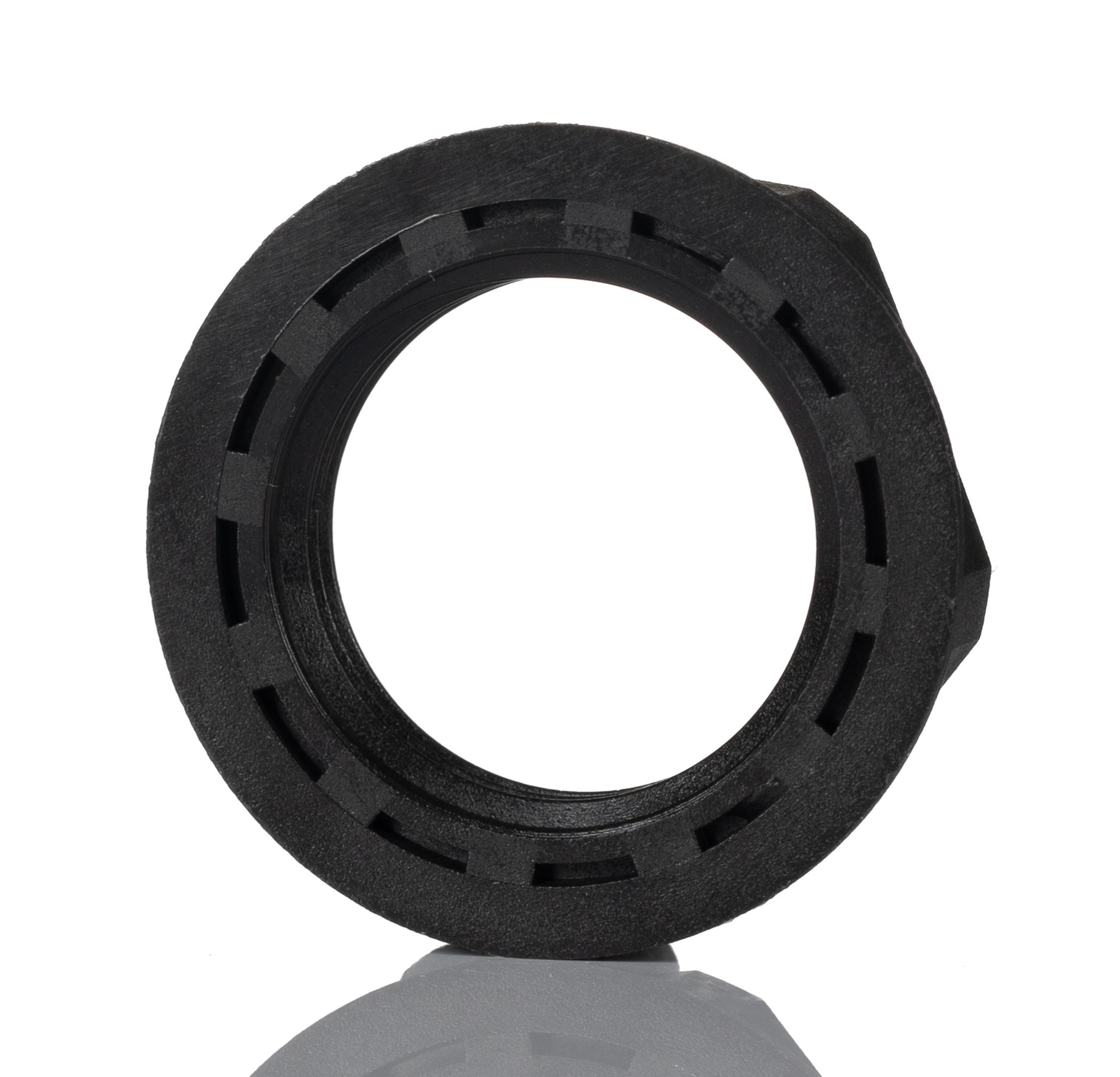 Lapp Black Flame Retardant Fibreglass PA Cable Gland Locknut, M20 Thread, IP68