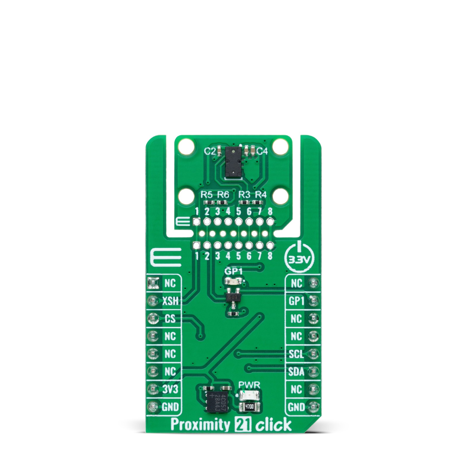 MikroElektronika Proximity Sensor Development Module for VL53L4ED Industrial Automation, Smart Lighting, Robotics,