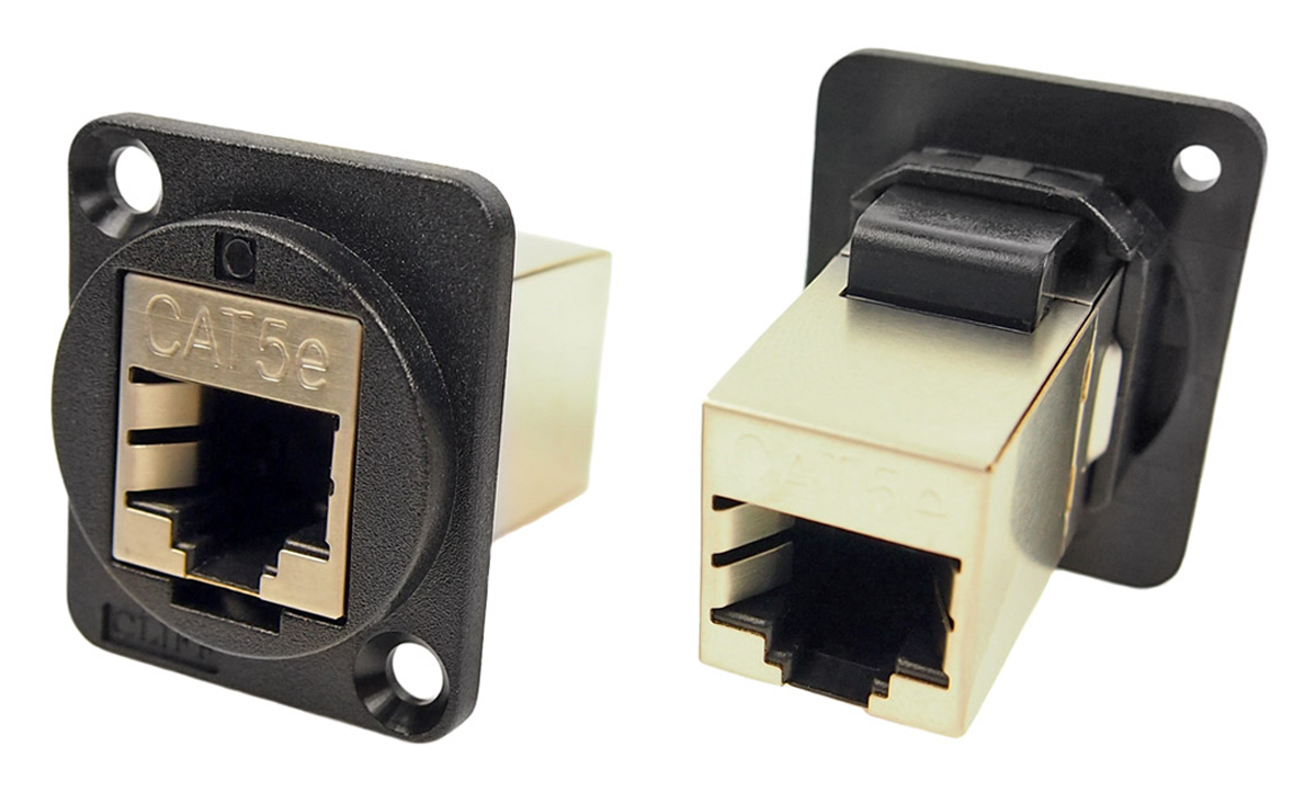 RS PRO Feedthrough Connector, Cat5e, Shielded
