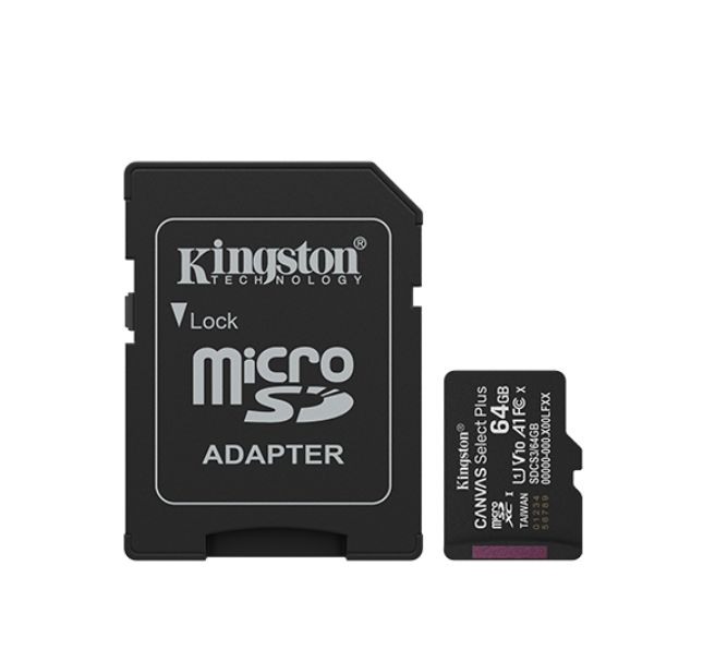 64 GB MicroSDXC Micro SD Card, Class 10, UHS-I