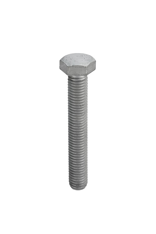 RS PRO Galvanised Steel, Hex Bolt, M20 x 100mm