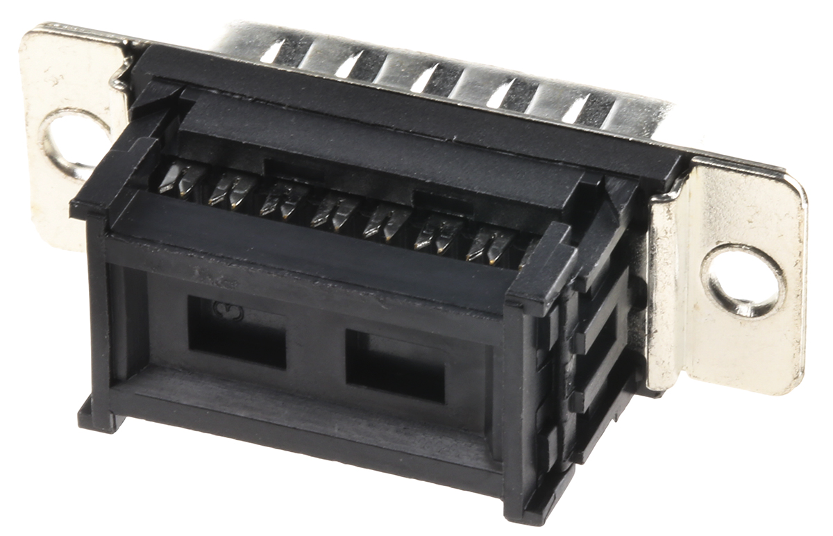 RS PRO 15 Way Cable Mount D-sub Connector Plug, 1.27mm Pitch