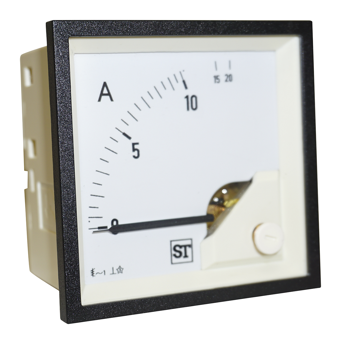 Sifam Tinsley Sigma Analogue Panel Ammeter 10A AC, 68mm x 68mm Moving Iron