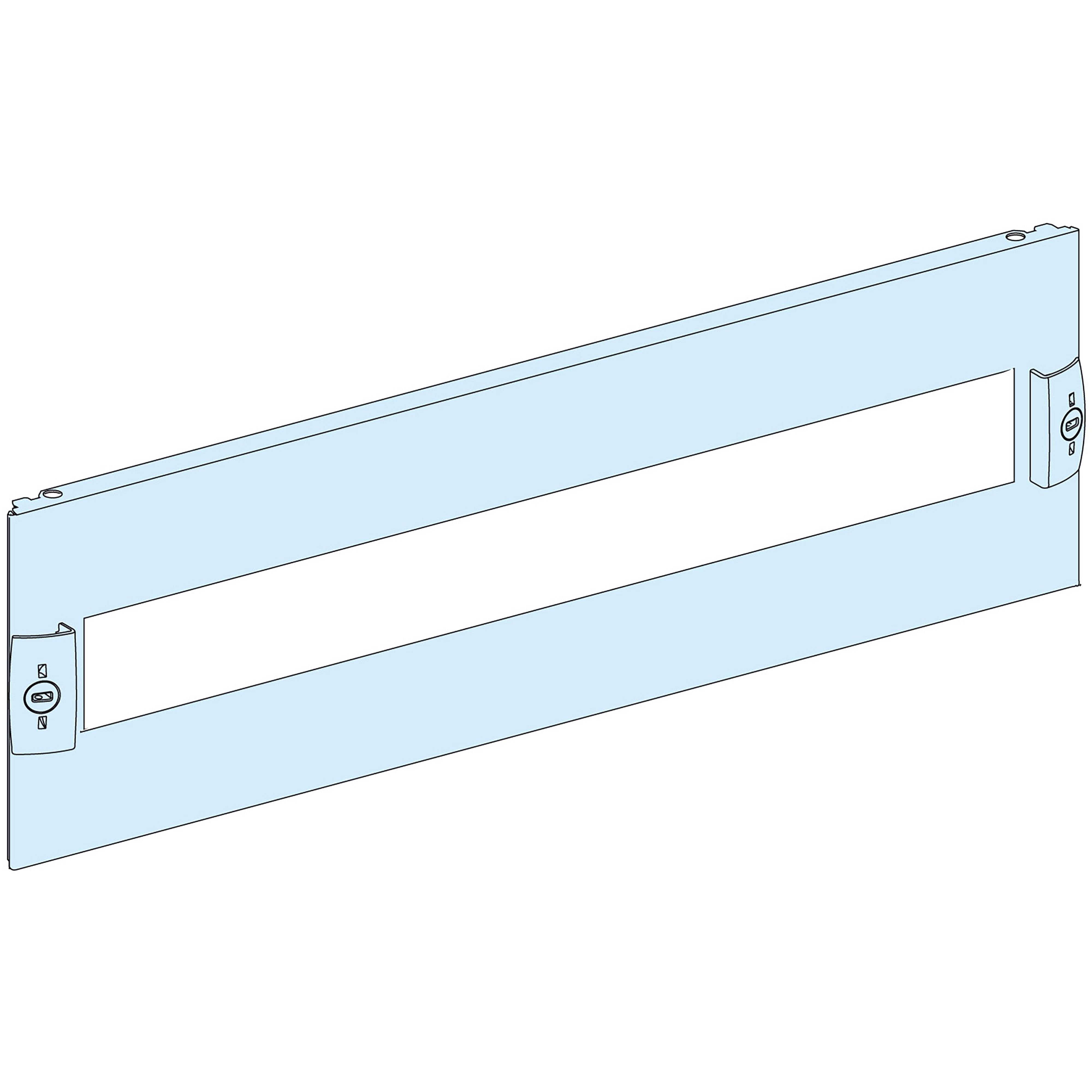 Schneider Electric PrismaSeT Series Steel Front Plate for Use with Prisma Pack 250 Enclosure, PrismaSeT G, PrismaSeT P,