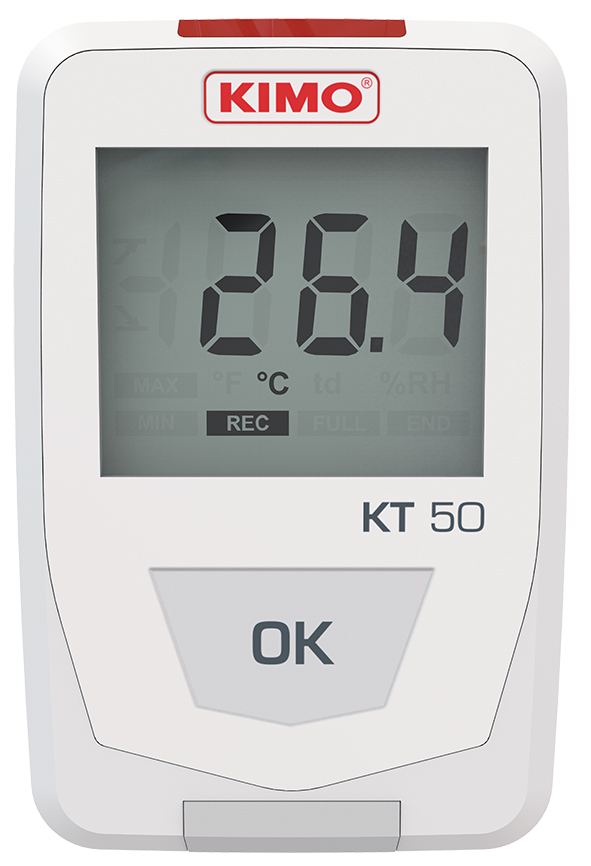 KIMO KT-50 Temperature Temperature Monitor, USB, 1 Input Channel(s) - RS Calibration