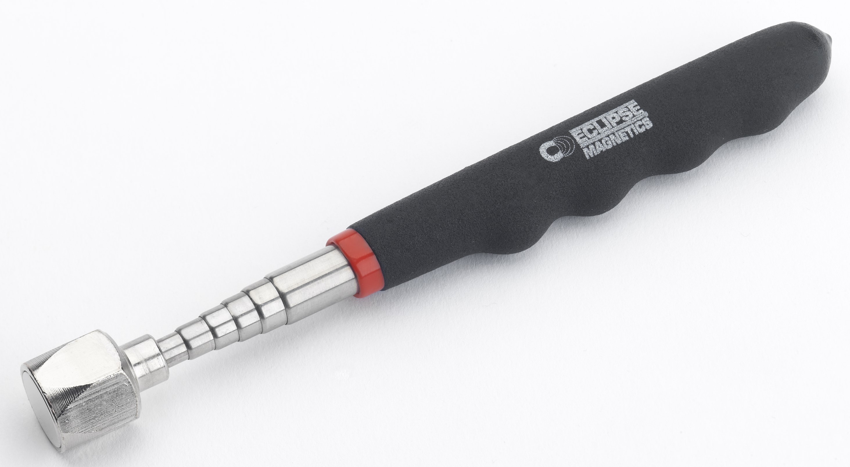 Eclipse 7kg Lift Capacity Magnetic Pick Up Tool Extendable Pick Up Tool, 770 mm Stainless Steel With Rubber Handle