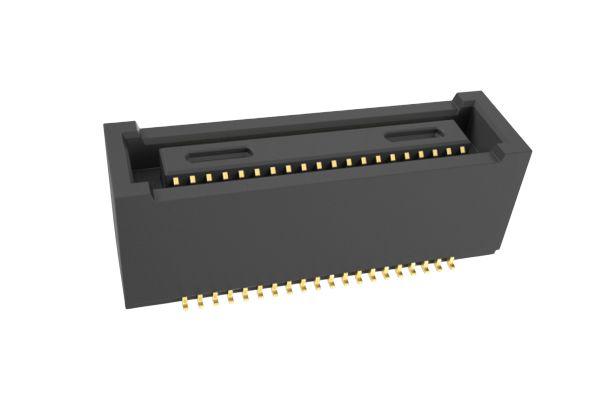 Amphenol Communications Solutions BergStak Series PCB Mount PCB Connector, 40-Contact, 2-Row, 0.4mm Pitch, Pin