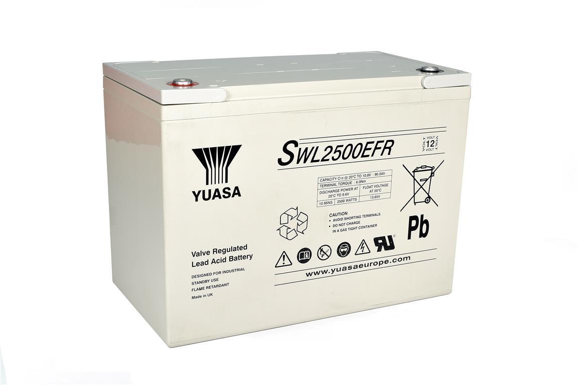 Yuasa 12V M6 Lead Acid Battery, 93.6Ah