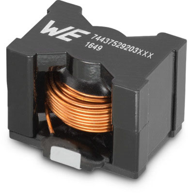 Wurth Elektronik, WE-HCF, 2818 Yes Wirewound Surface Mount Inductor with a Manganese Zinc Ferrite Core, 10 μH Shielded