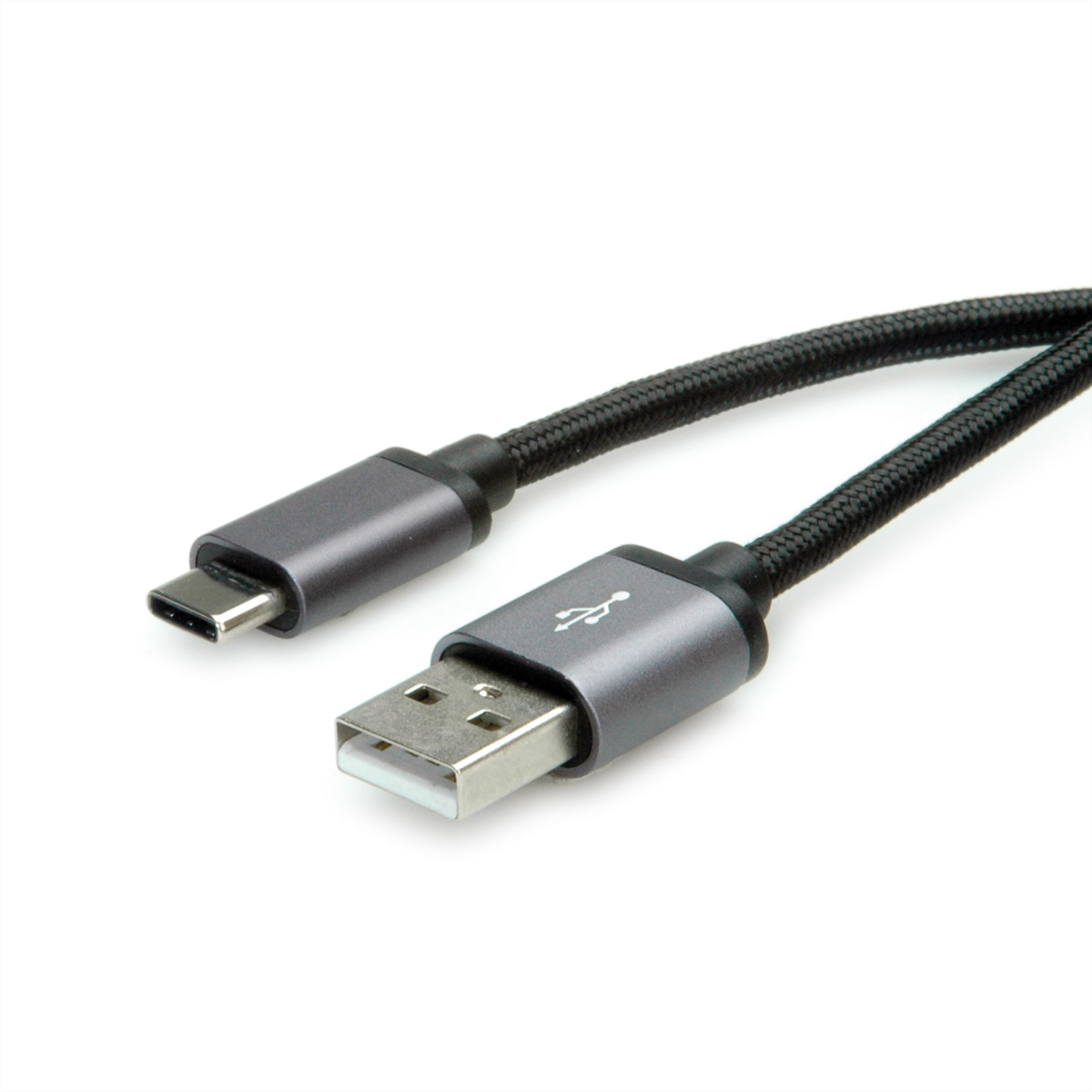 Roline USB 2.0, Male USB C to Male USB A, 3m