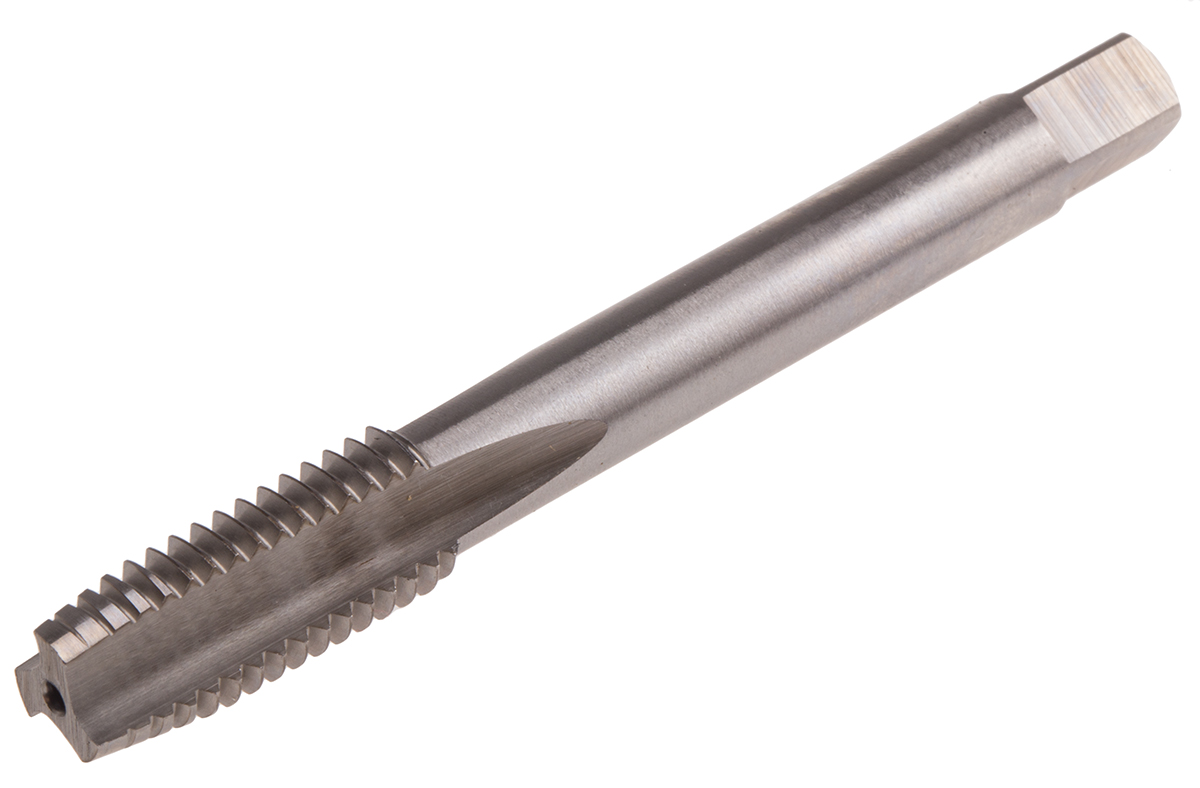 RS PRO Threading Tap HSS 1-Piece 1.5mm Pitch Metric Standard Hand Tap M10 Thread