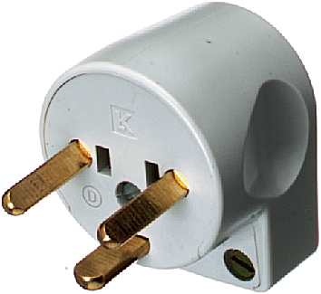 LK Denmark Mains Plug, 10A Grey, Cable Mount, 250 V