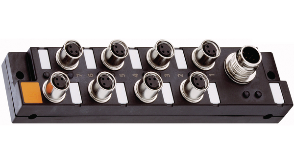 Lumberg Automation ASBM Series Distribution Unit, M12, 4 way, 4 port