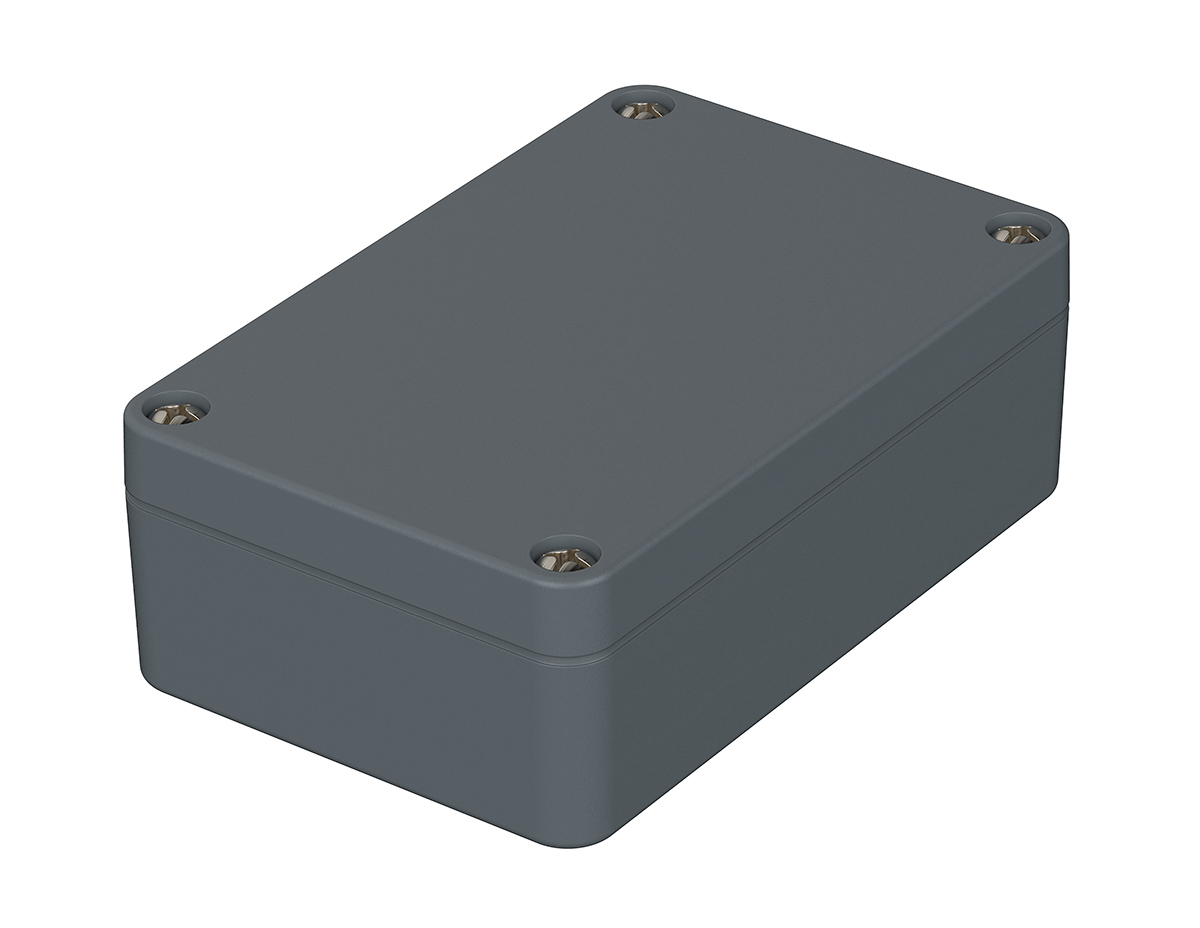 Bopla Euromas Polymas Series Silver Polyamide Enclosure, IP65, Silver Lid, 98 x 64 x 34mm