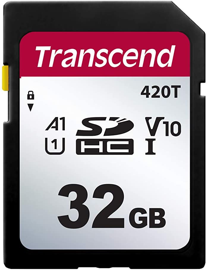 Transcend 32 GB SDHC SD Card, A1, U1, V10