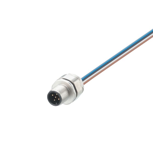 ifm electronic Male 1 way M12 to Unterminated Unterminated Sensor Actuator Cable, 0.5 m