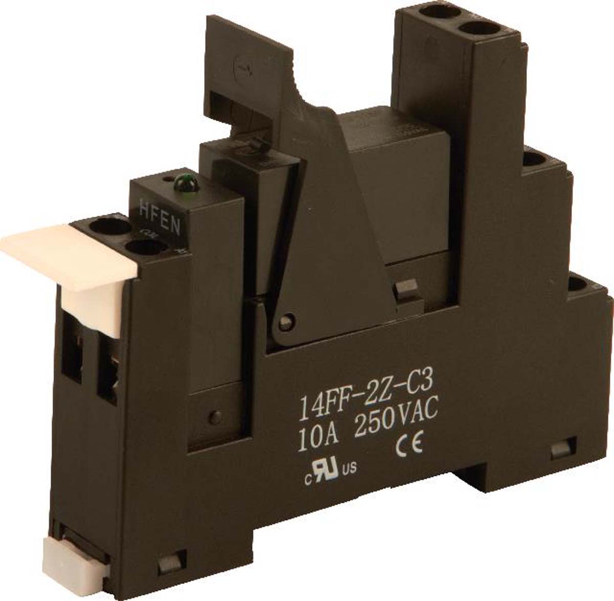 Hongfa Europe GMBH 1RM Series Interface Relay, DIN Rail Mount, 12V dc Coil, SPDT, 1-Pole, 12A Load