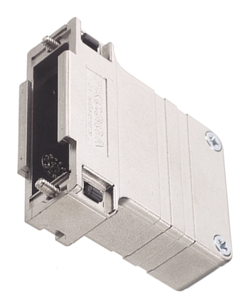 FCT from Molex FKC Series ABS D Sub Backshell, 15 Way, Strain Relief