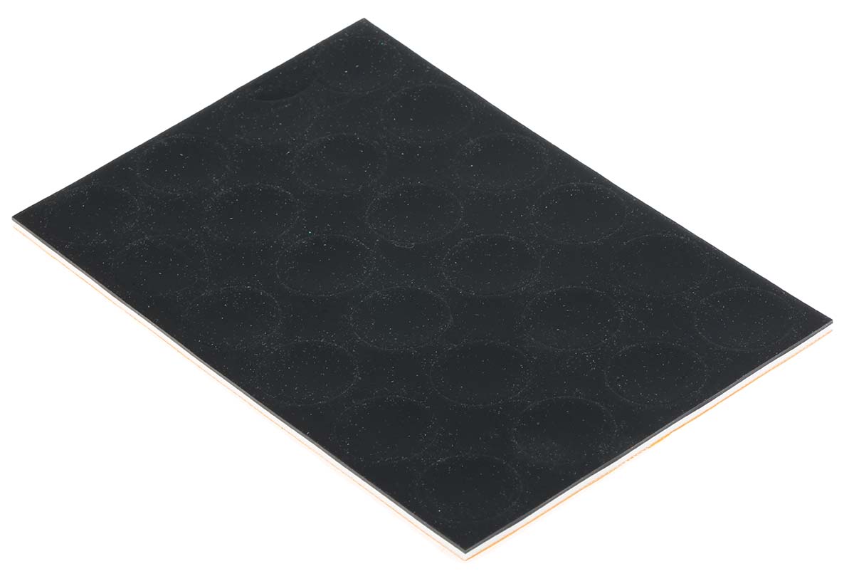 RS PRO Circular Polymer Non Slip Pad, 22mm diameter x 3mm height