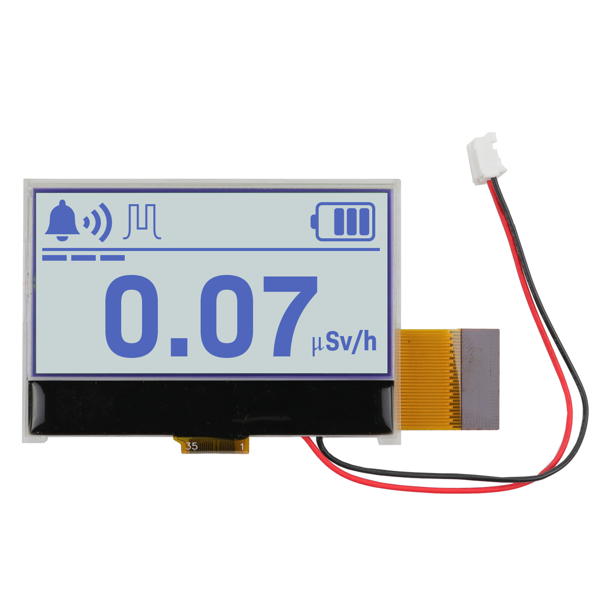 NEWHAVEN DISPLAY INTERNATIONAL NHD-C12864KGZ-FSW-GBW NHD-C12864KGZ Graphic LCD Graphic Display, Blue on Grey,