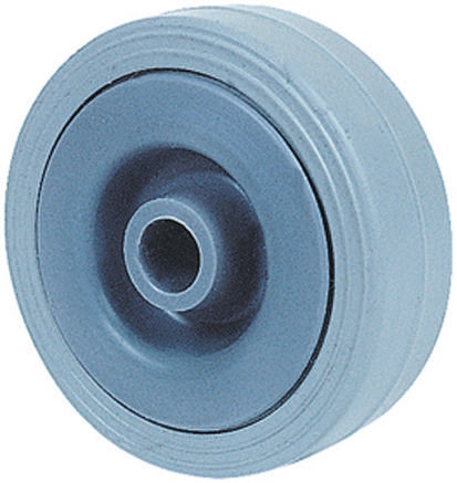 Guitel Hervieu Grey Rubber Non-Marking Trolley Wheel, 60kg
